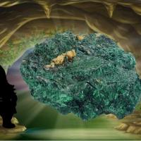 186g malachite fibreuse
