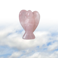 Ange quartz rose 3 5cm