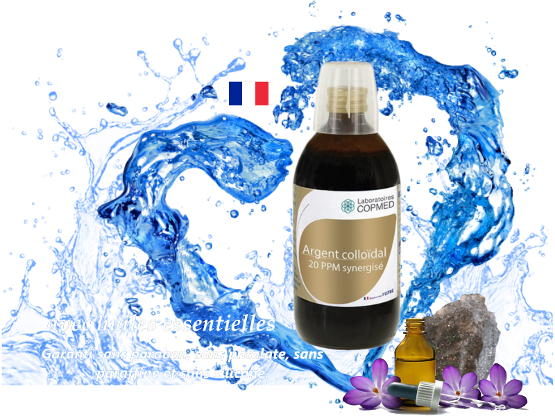 Argent colloidal synergise