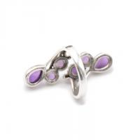 Bague amethyste multi
