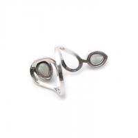 Bague aigue marine duo