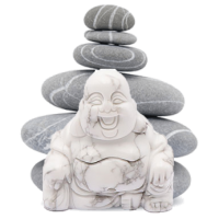 Bouddha howlite