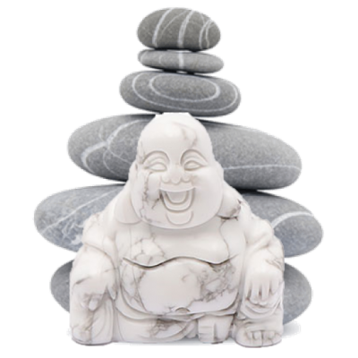 Bouddha howlite