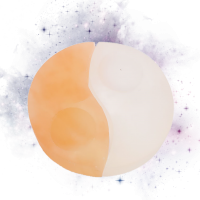 Bougeoir yin yang selenite