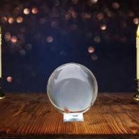 Boule de cristal 8 et 10 cm