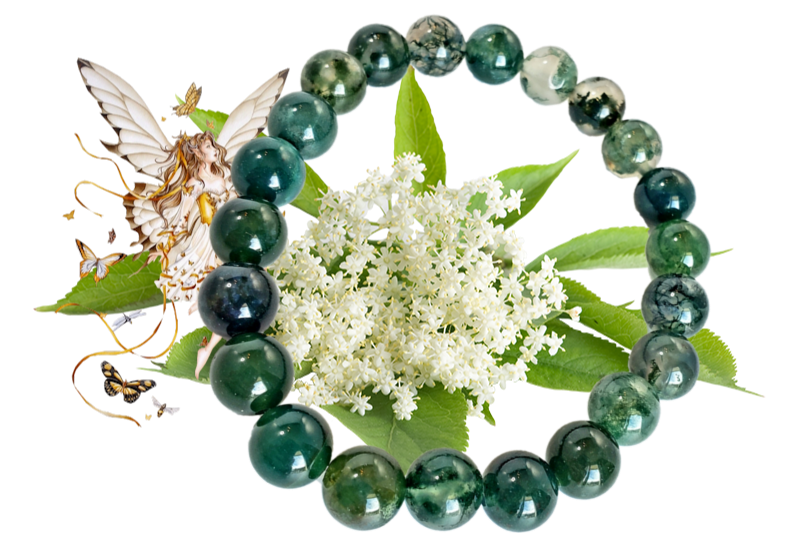 Brac 8mm agate mousse