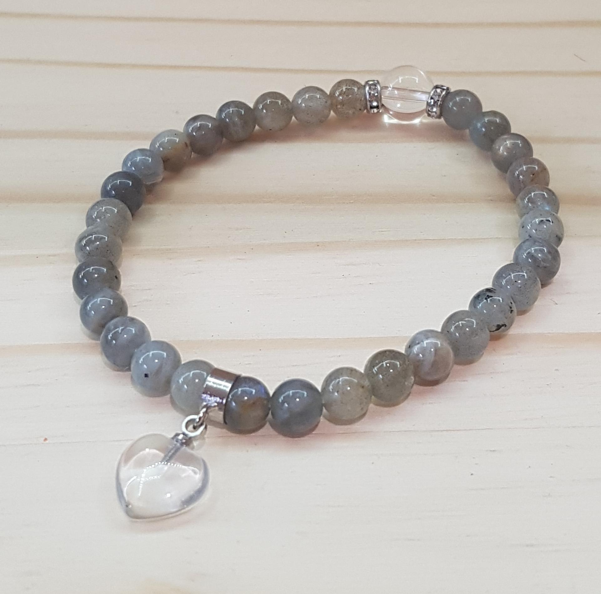 Bracelet 6mm labra coeur