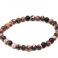 Bracelet boule 06mm rhodonite new 1