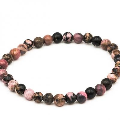 Bracelet boule 06mm rhodonite new 1