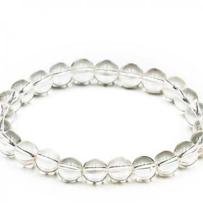 Bracelet boule 08mm cristal de roche new 1