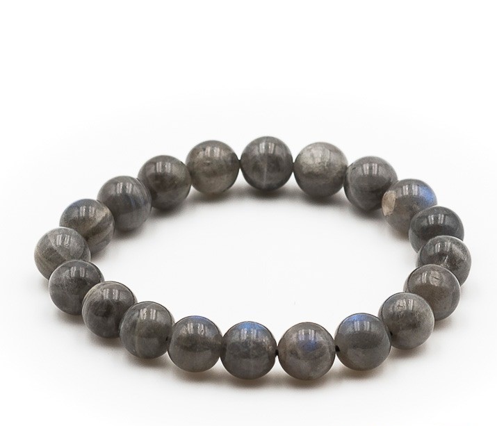 Bracelet boule 10mm labradorite 1