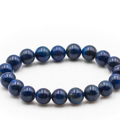 Bracelet boule 10mm lapis lazuli extra 1