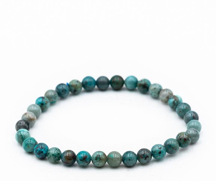 Bracelet boule 6mm chrysocolle 1
