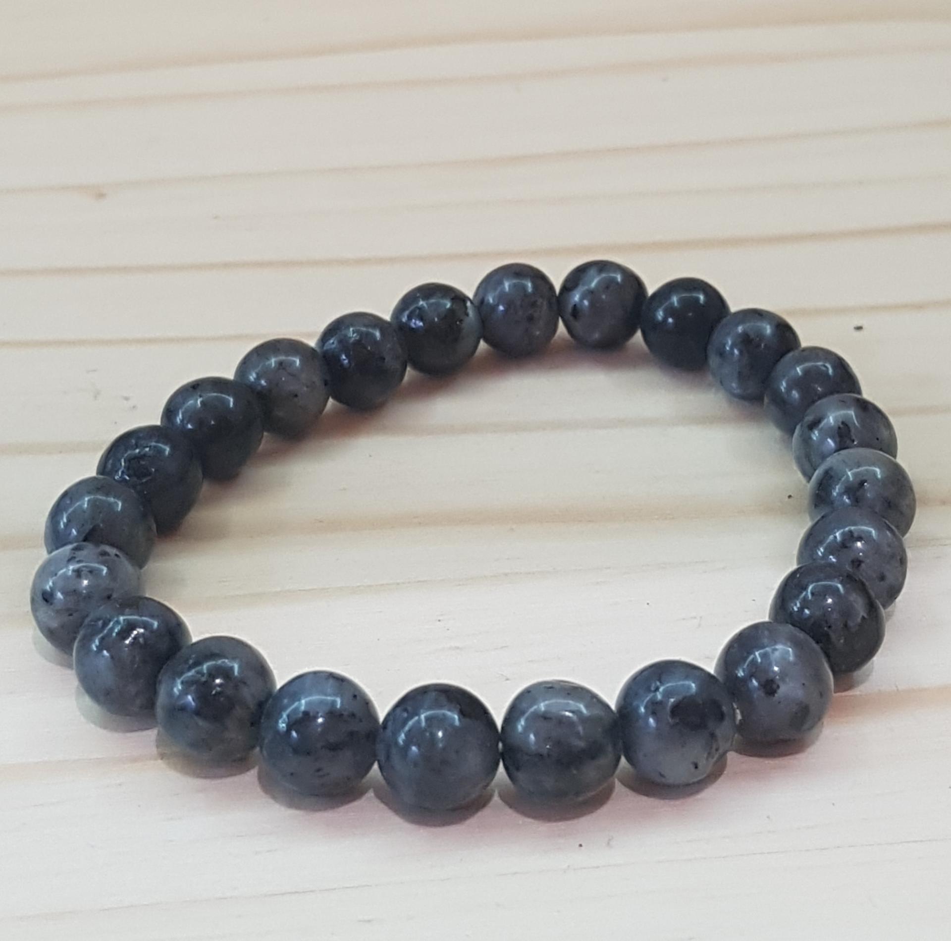 Bracelet larvikite 8mm