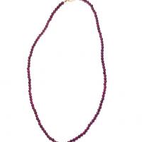 Collier grenat boules