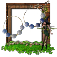 Creoles aventurine bleue