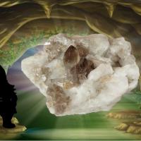 Dreuse quartz fume 306g