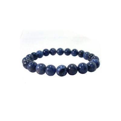 Dumortierite bracelet perles 8mm