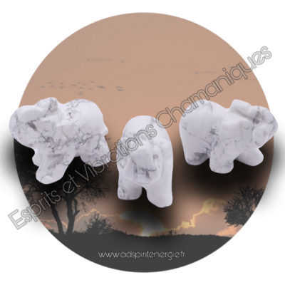 Elephant howlite