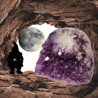Geode amethyste 403g