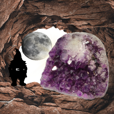 Geode amethyste 403g