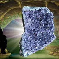 Geode amethyste aa 495g