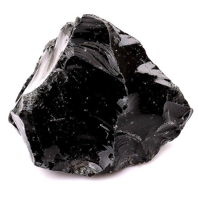 Obsidienne noire pierre