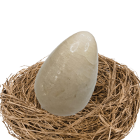 Oeuf pierre de lune blanche
