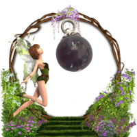 Pendentif boule fluorite violette