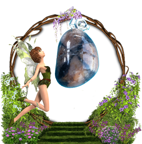 Pendentif chiastolite