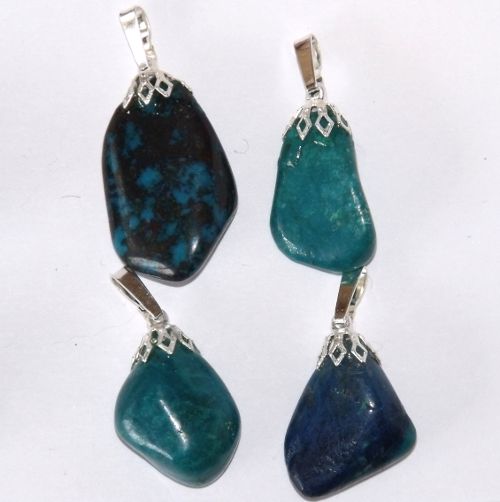 Pendentif chrysocolle