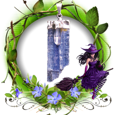Pendentif cyanite c roche