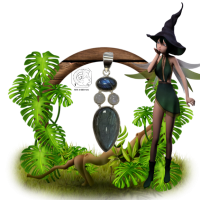 Pendentif extra labra pierre lune