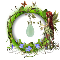 Pendentif goutte amazonite