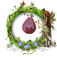 Pendentif goutte jaspe rouge