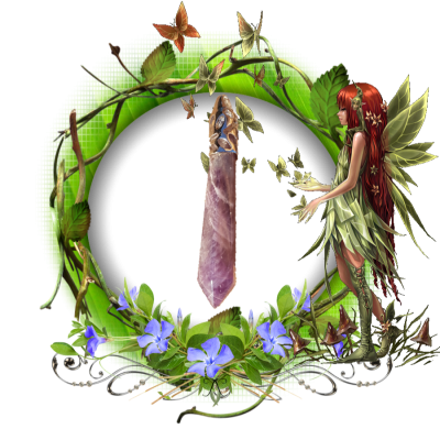 Pendentif grande pointe amethyste