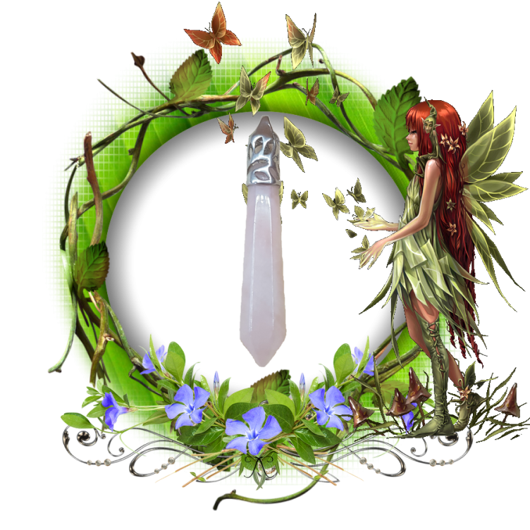 Pendentif grande pointe quartz rose