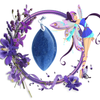 Pendentif marquise lazurite