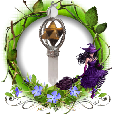 Pendentif pointe merkaba oeil de tigre