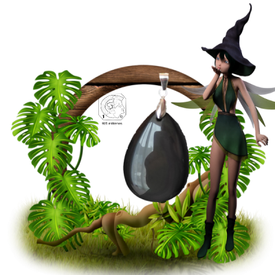 Pendentig goutte argent oeil celeste