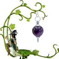 Pendule amethyste metal2