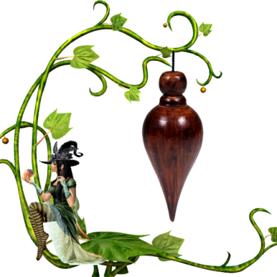 Pendule goutte en bois2