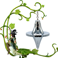 Pendule toupie argente