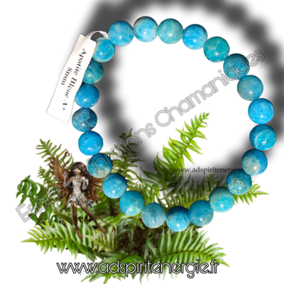 Apatite bleue 8mm Qualité AA  
