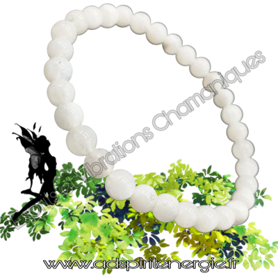 Pierre de lune blanche 6mm aa