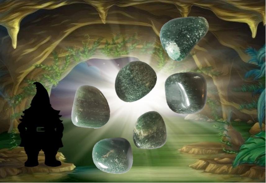 Pierre roule aventurine emeraude