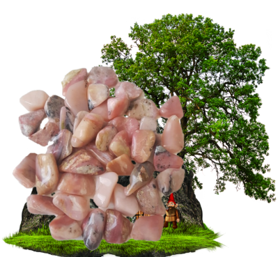 Pierre roulee opale rose