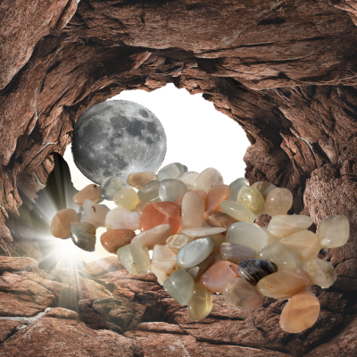 Pierre roulee pierre de lune xs