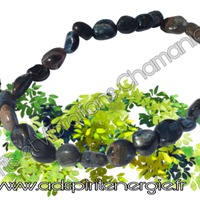 Pietersite bracelet pierres roulees qualite a