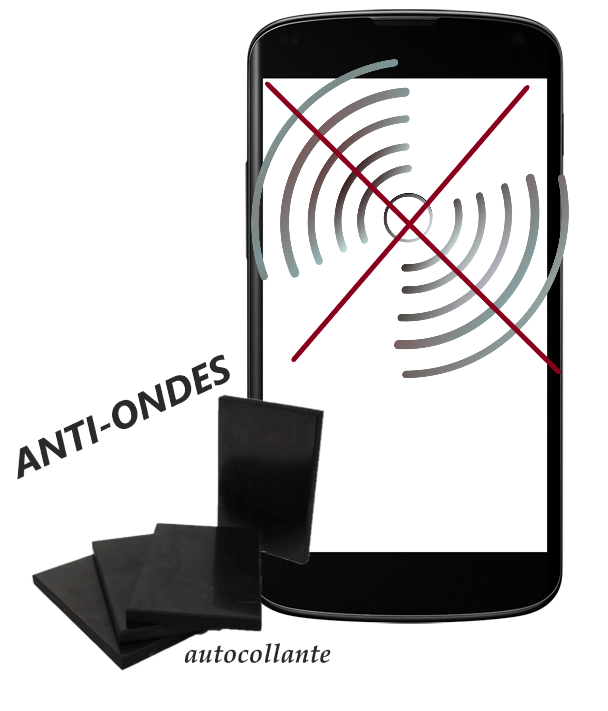 Shungite - Plaquette pour smartphone